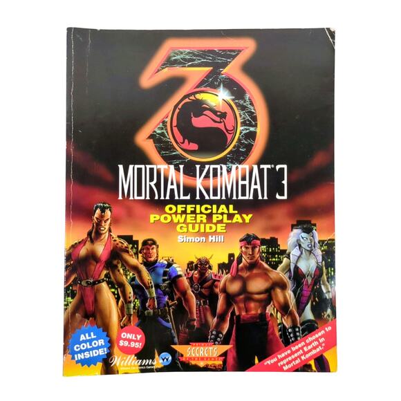 Mortal Kombat 3 Official Power Play Guide Prima Strategy Book VTG MK3 Paperback - Picture 1 of 4